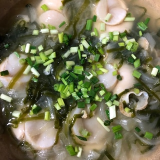 帆立と玉ねぎのスープ